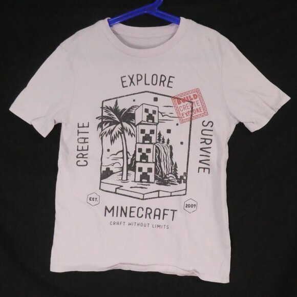 GAP KIDS | large (10) | Minecraft Craft Without Limits Graphic Tee / T-Shirt - Picture 2 of 14
